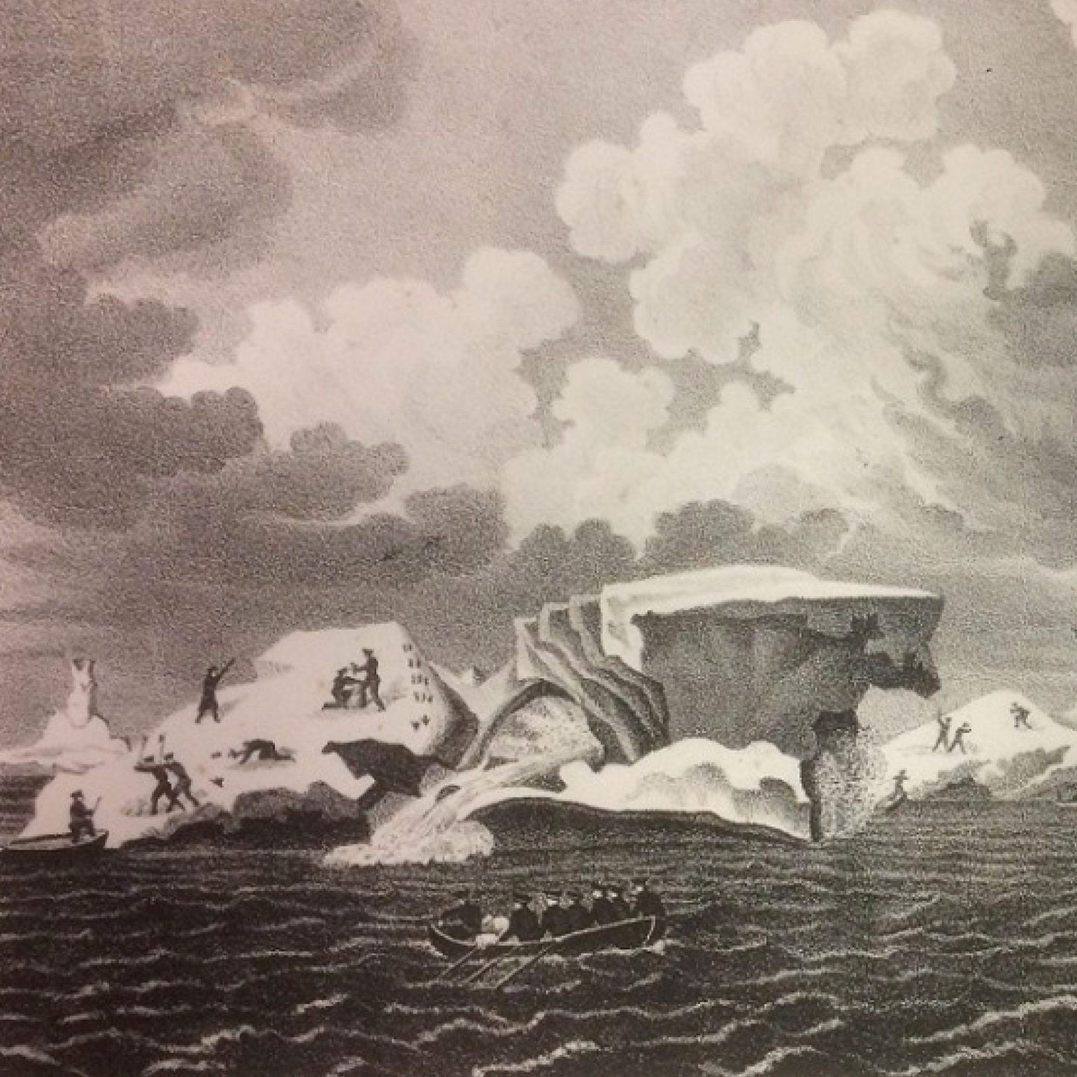 Una vista de “las islas de hielo”, 1820 (Mikhailov, 1831)